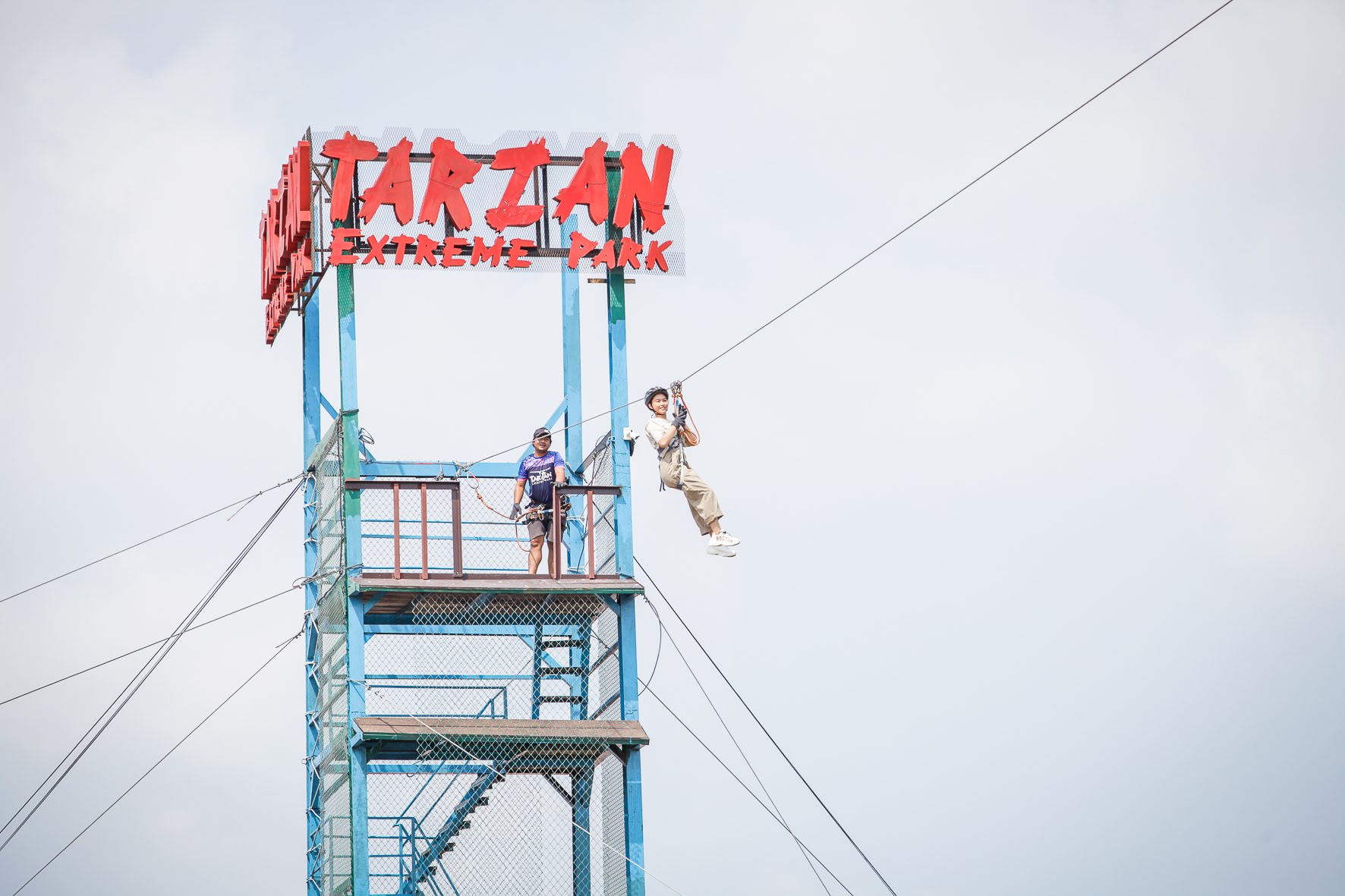 Tarzan Adventure zipline tower